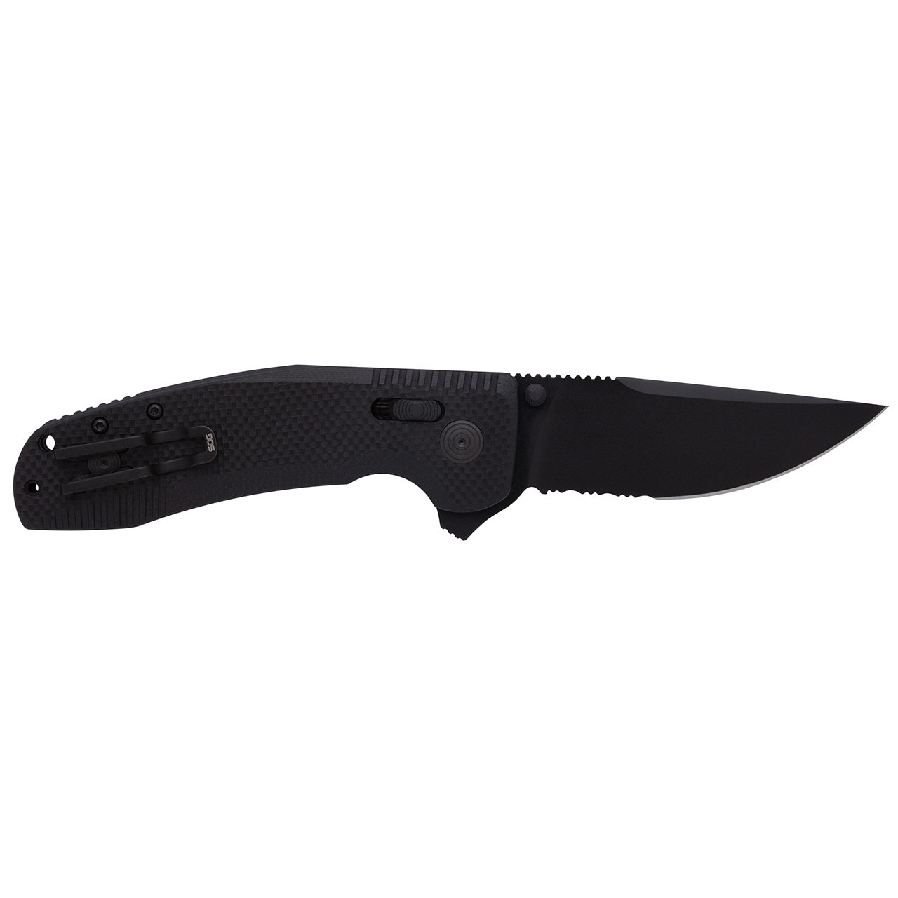 Nóż składany SOG TAC XR Serrated - Blackout