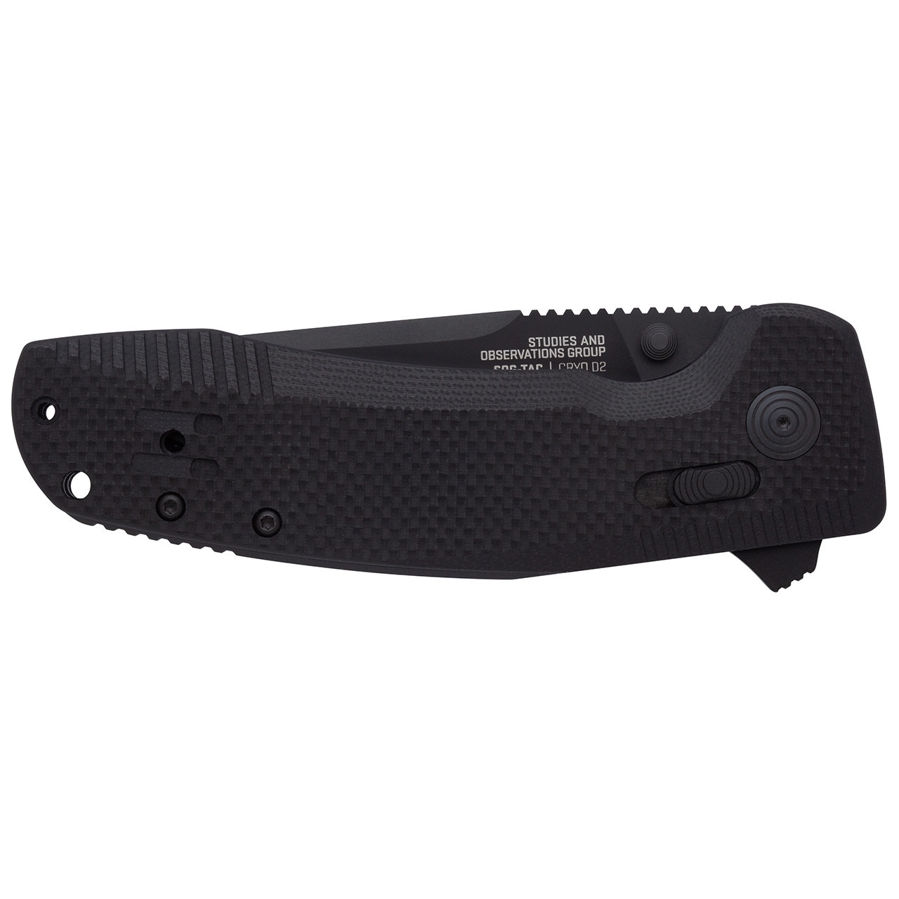 Nóż składany SOG TAC XR Serrated - Blackout