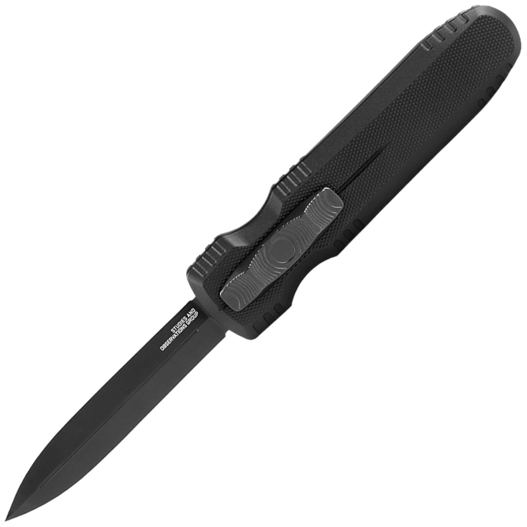 Пружинний ніж SOG Pentagon OTF - Blackout