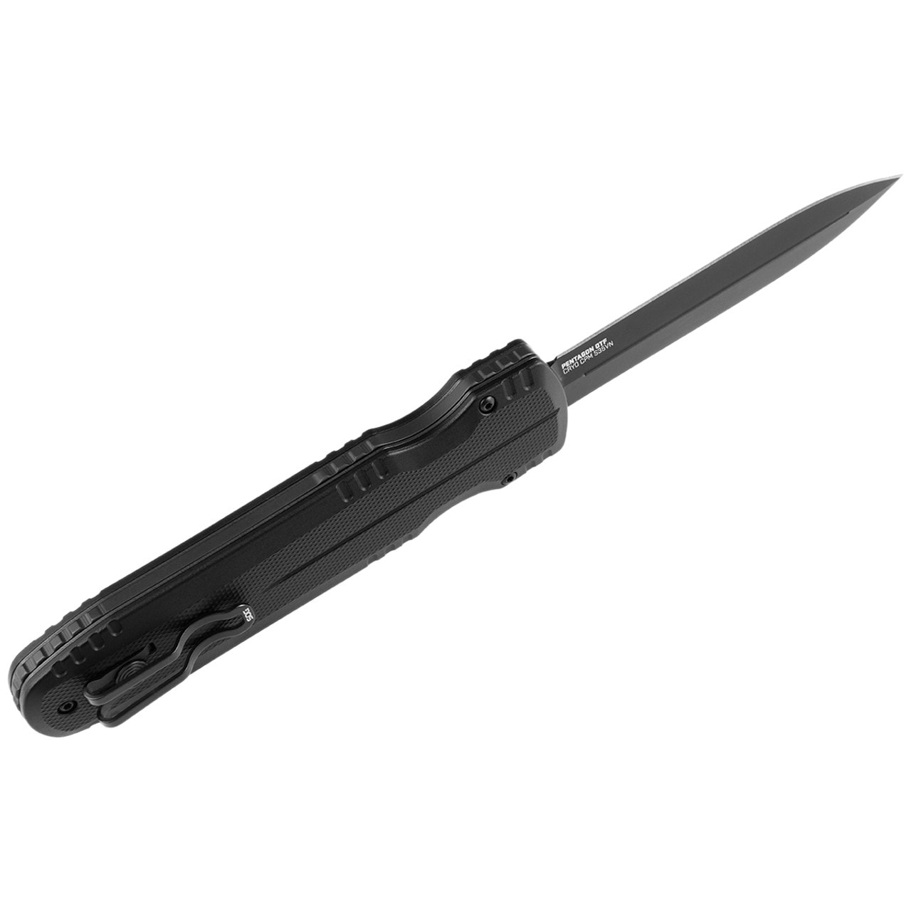 Пружинний ніж SOG Pentagon OTF - Blackout