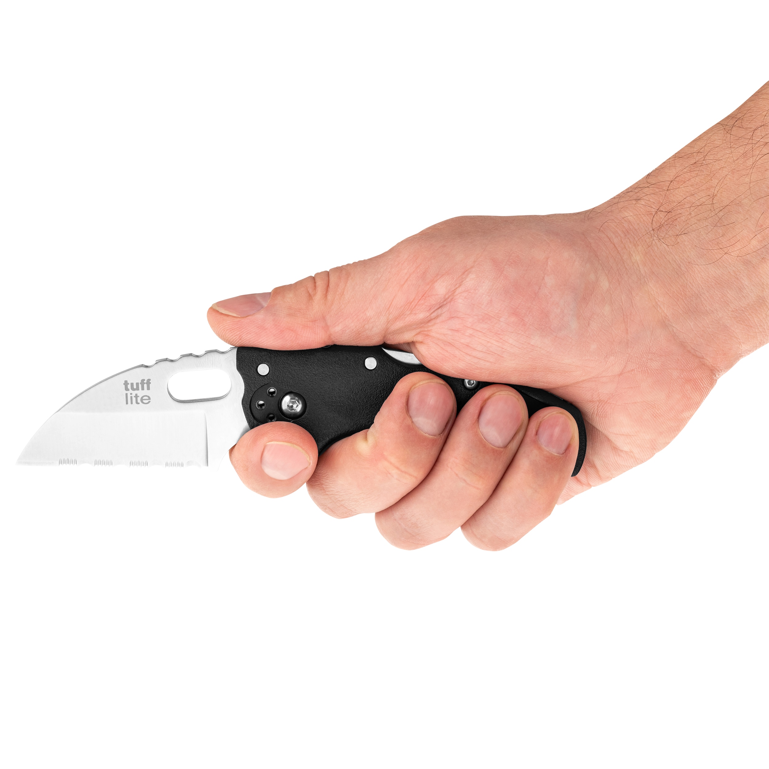 Складаний ніж Cold Steel Tuff Lite AUS8A Serrated - Black