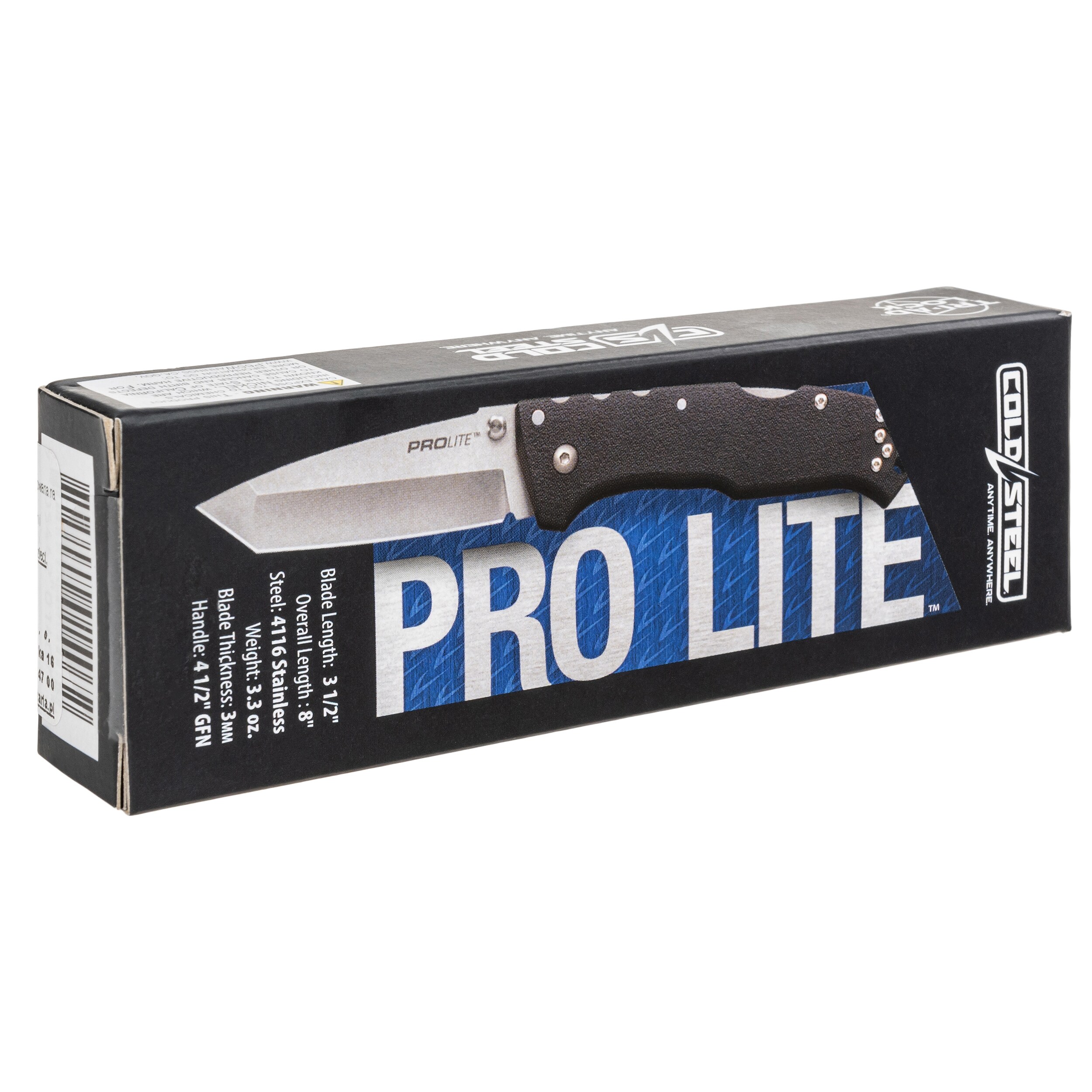 Nóż składany Cold Steel Pro Lite 4116 Stonewash - Black
