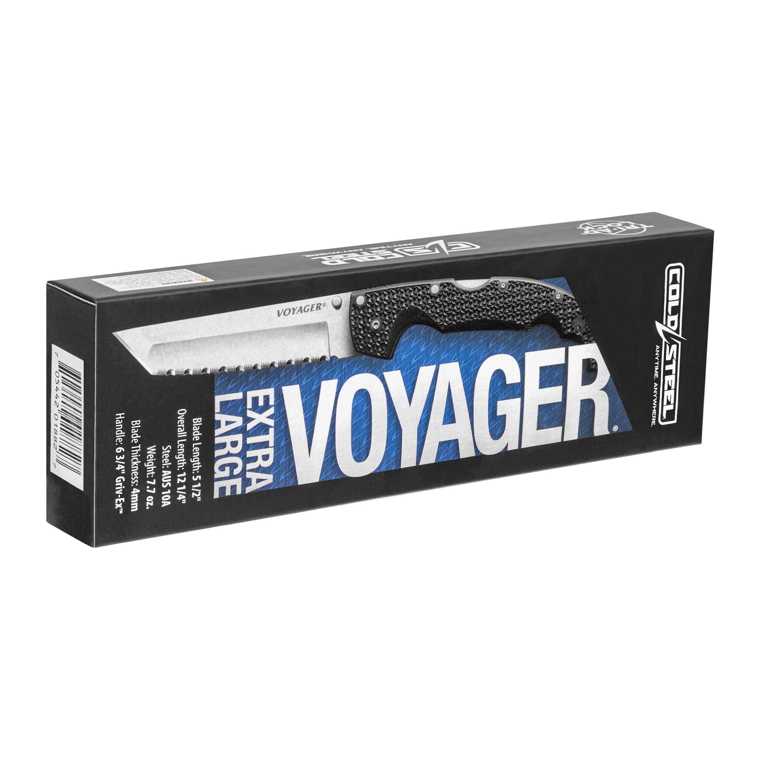 Nóż składany Cold Steel Voyager XL Tanto Serrated AUS-10A