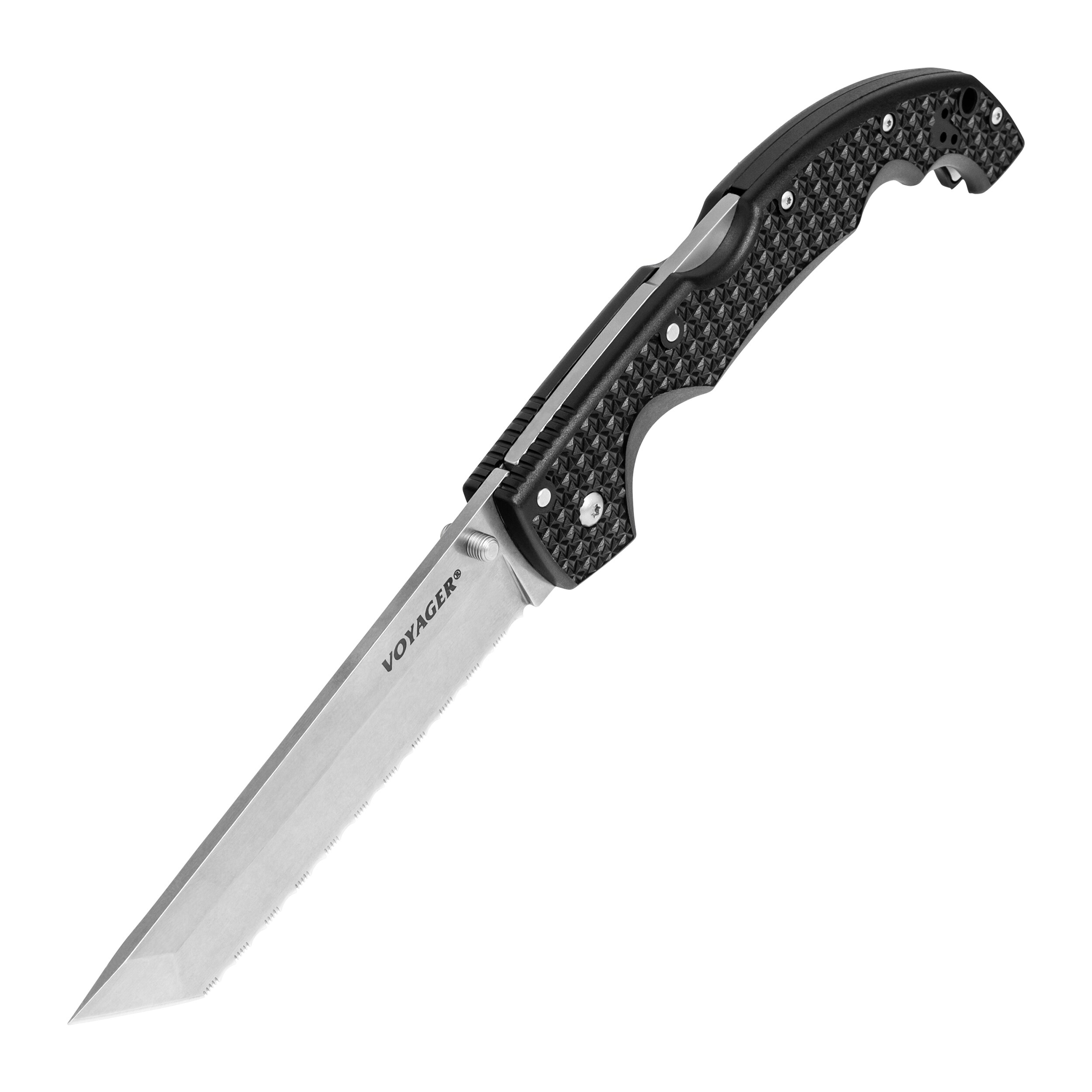 Nóż składany Cold Steel Voyager XL Tanto Serrated AUS-10A