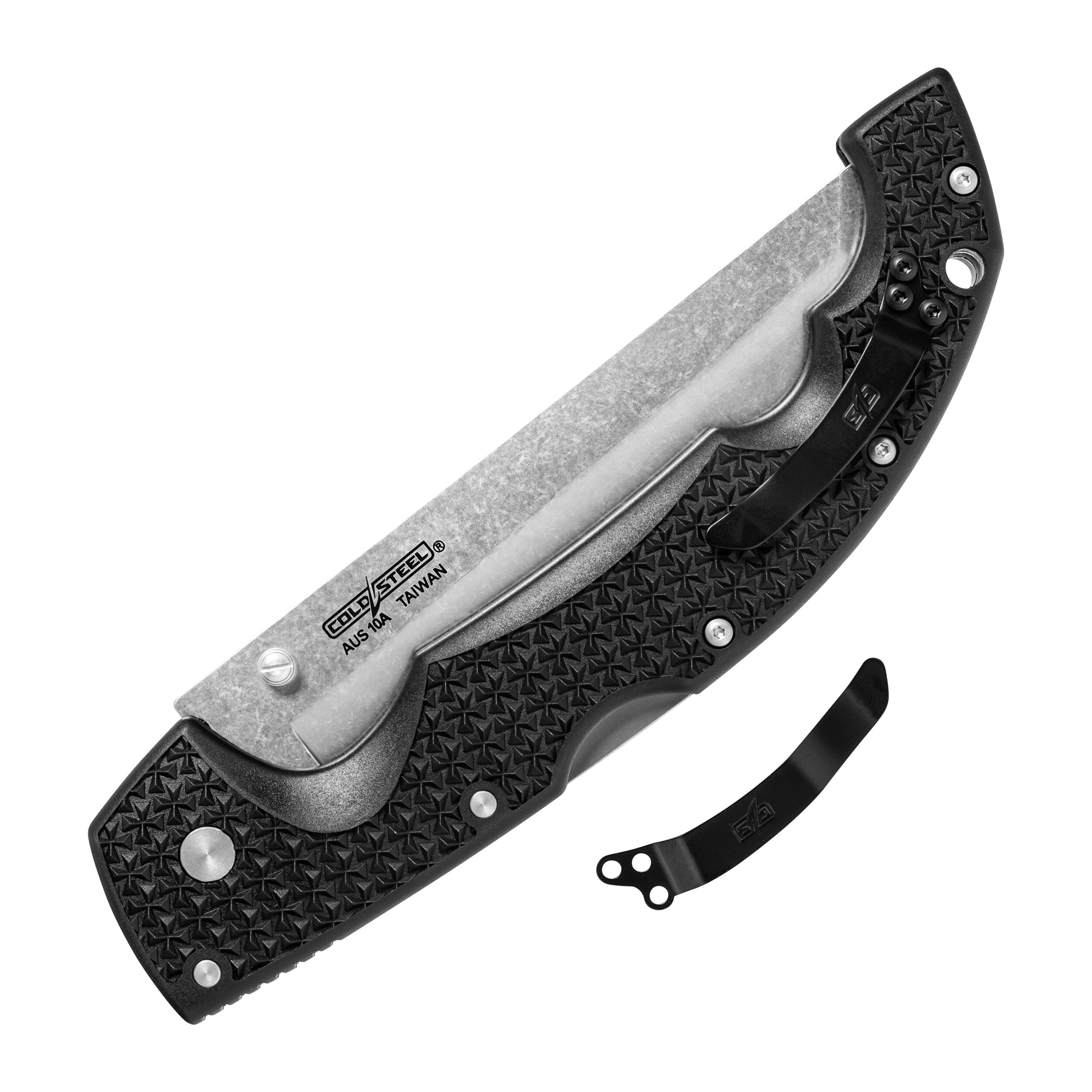 Nóż składany Cold Steel Voyager XL Tanto Serrated AUS-10A