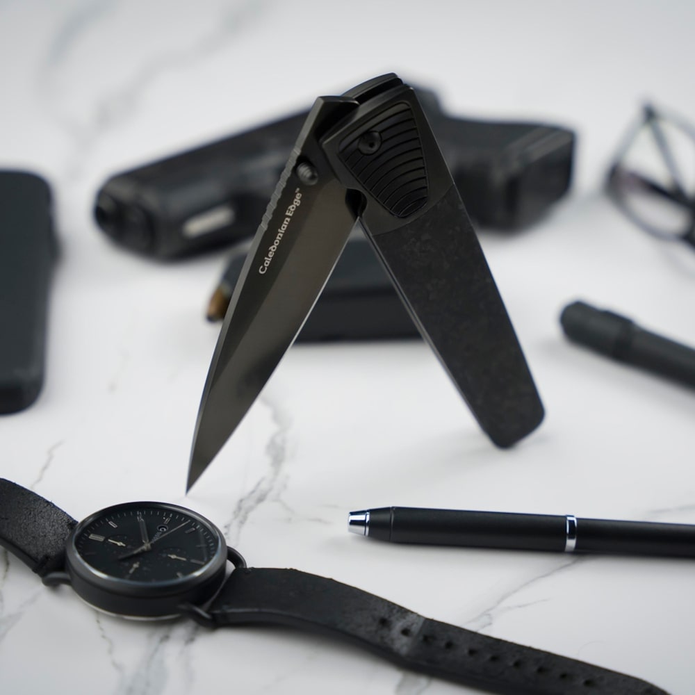 Складаний ніж Cold Steel Caledonian CMP 20CV - Black