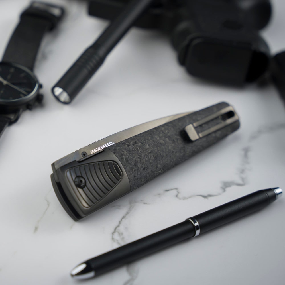 Складаний ніж Cold Steel Caledonian CMP 20CV - Black