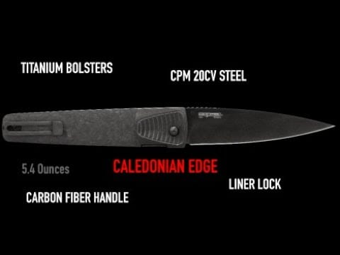 Nóż składany Cold Steel Caledonian 20CV - Black