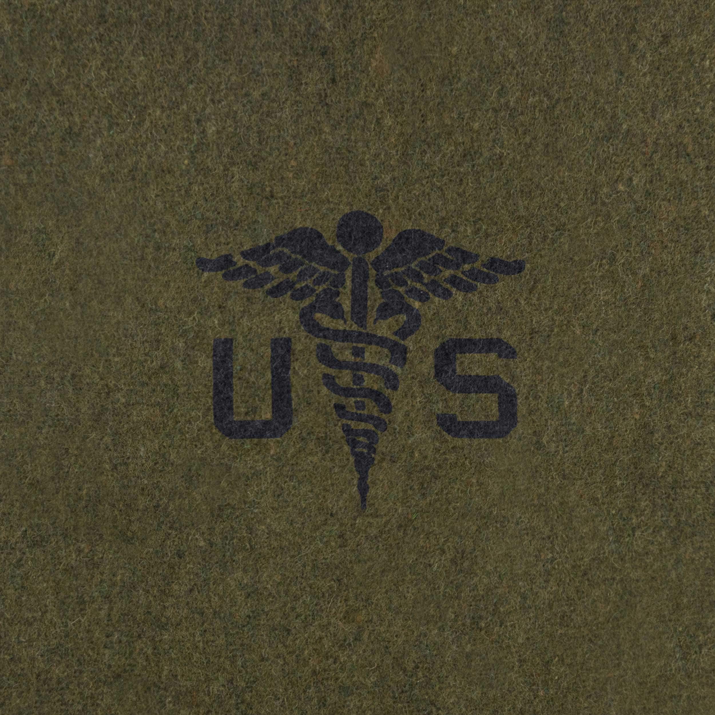 Koc wełniany Mil-Tec US 225 x 165 cm - Zielony