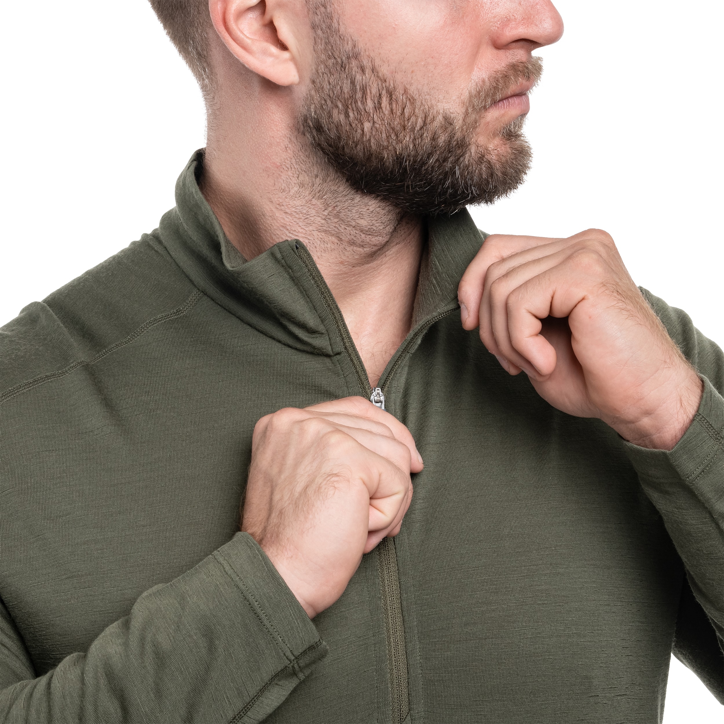 Koszulka termoaktywna Icebreaker Merino Oasis Half Zip - Loden