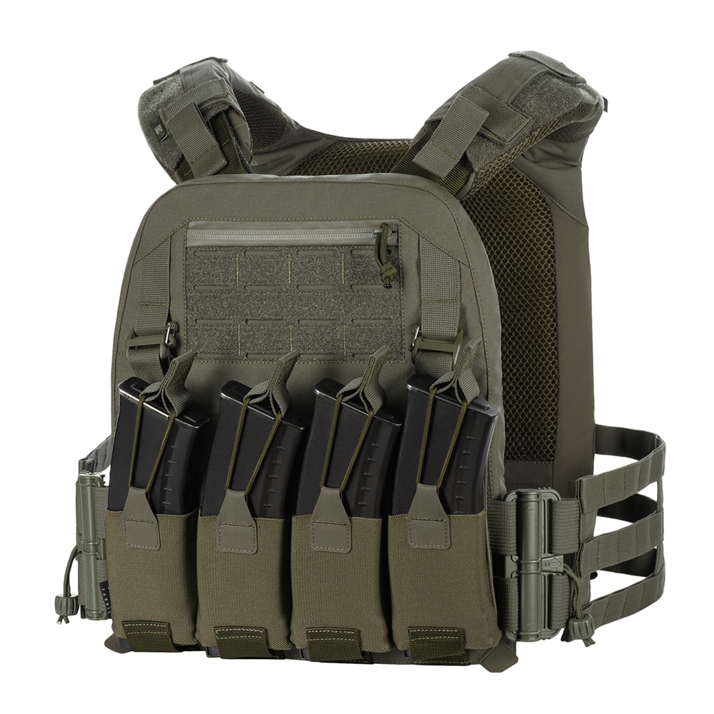 Kamizelka taktyczna typu Plate Carrier M-Tac Cuirass Fast Elite Ranger Green - na płyty L/XL