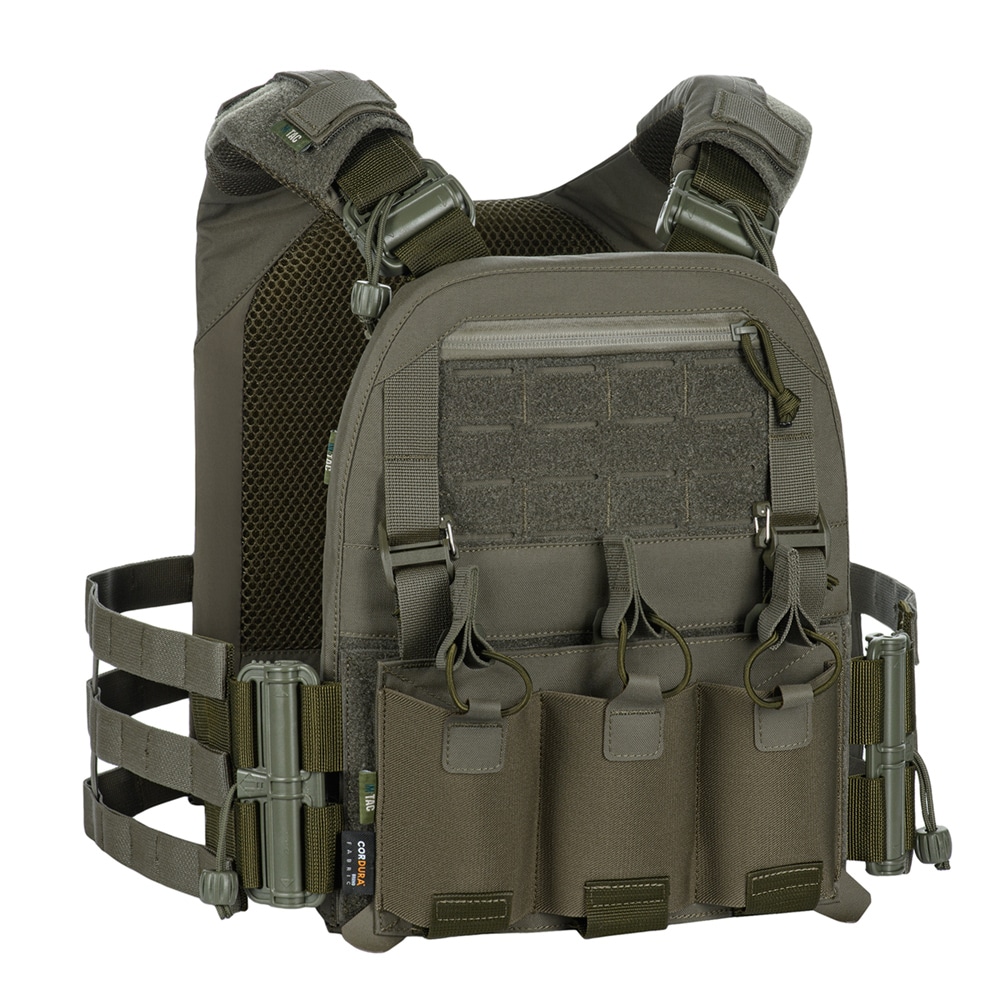 Kamizelka taktyczna typu Plate Carrier M-Tac Cuirass Fast Elite - Ranger Green