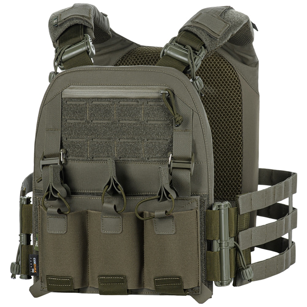 Kamizelka taktyczna typu Plate Carrier M-Tac Cuirass Fast Elite - Ranger Green