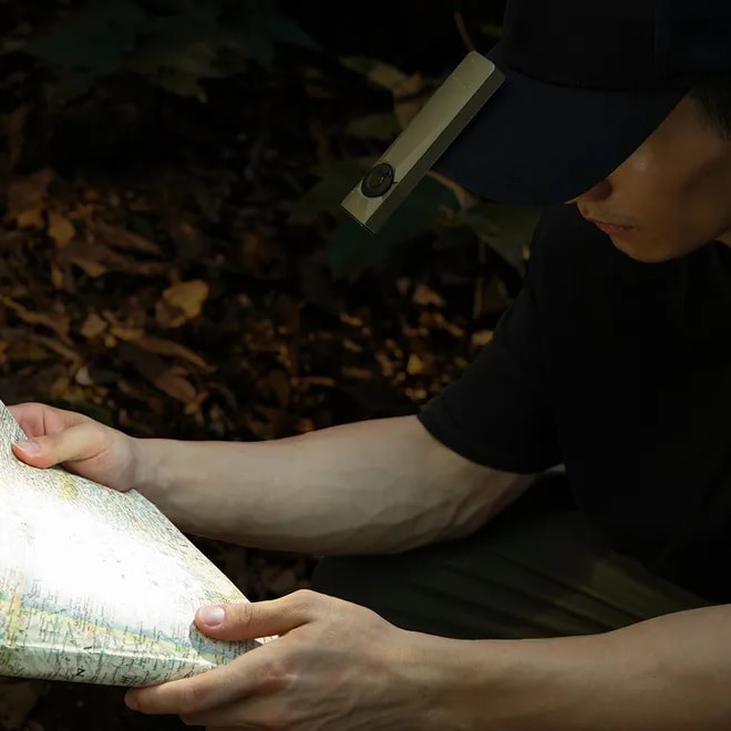 Latarka ze wskaźnikiem laserowym Olight Arkfeld Ultra UV Cool White OD Green - 1400 lumenów