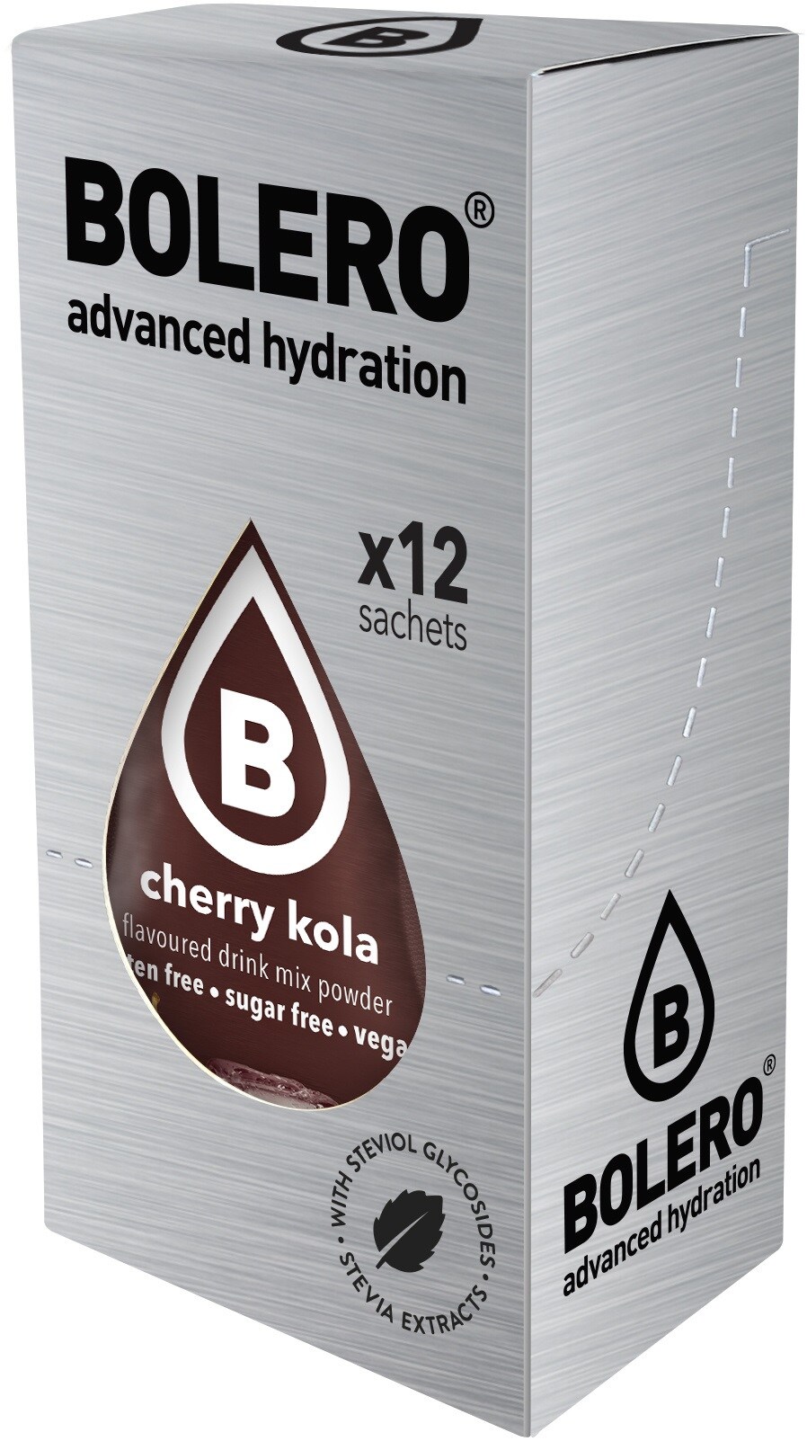 Napój w proszku Bolero Cherry Cola ze stewią 3 g - 12 szt.