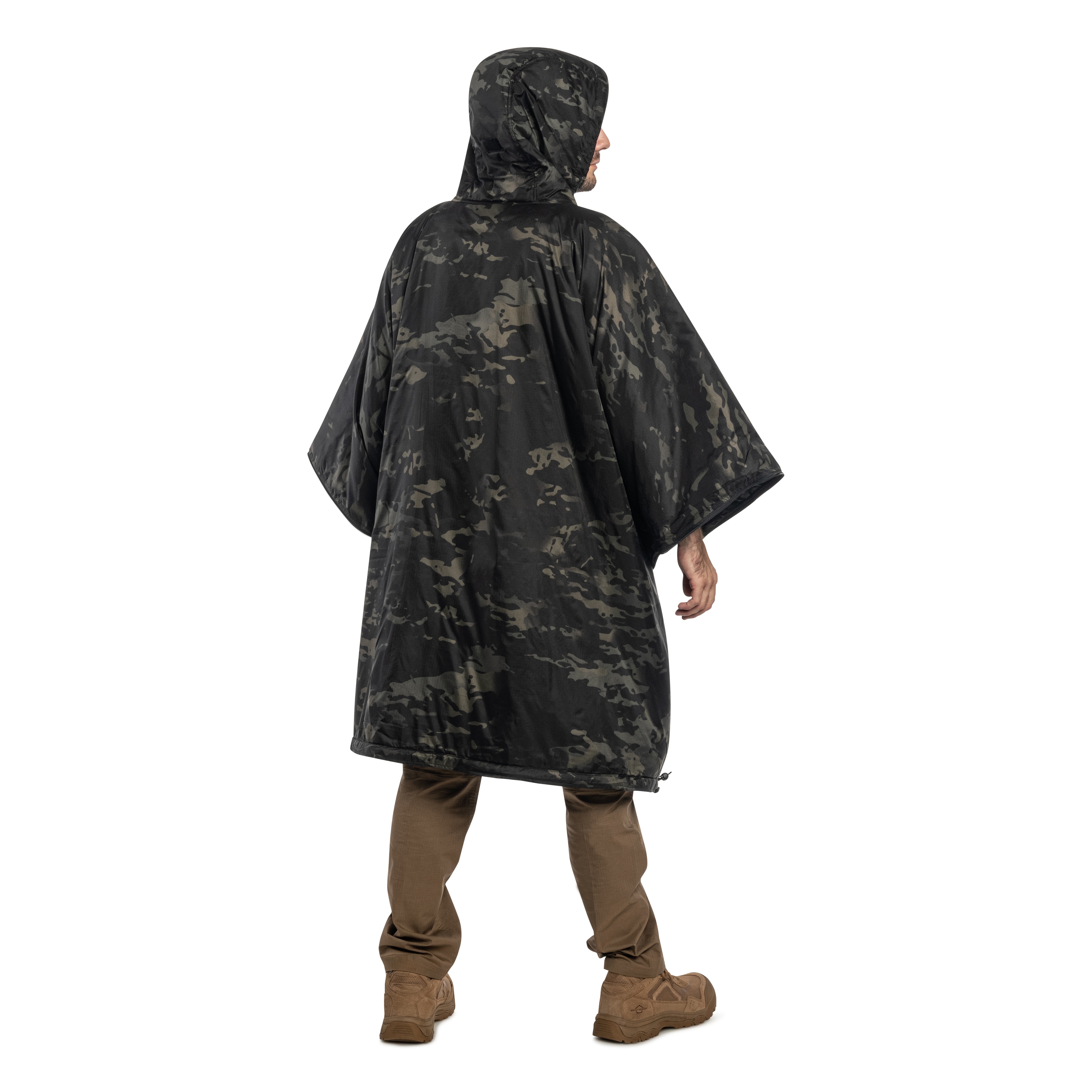 Пончо Helikon-Tex Swagman Roll Climashield Apex з функцією спального мішка - MultiCam Black