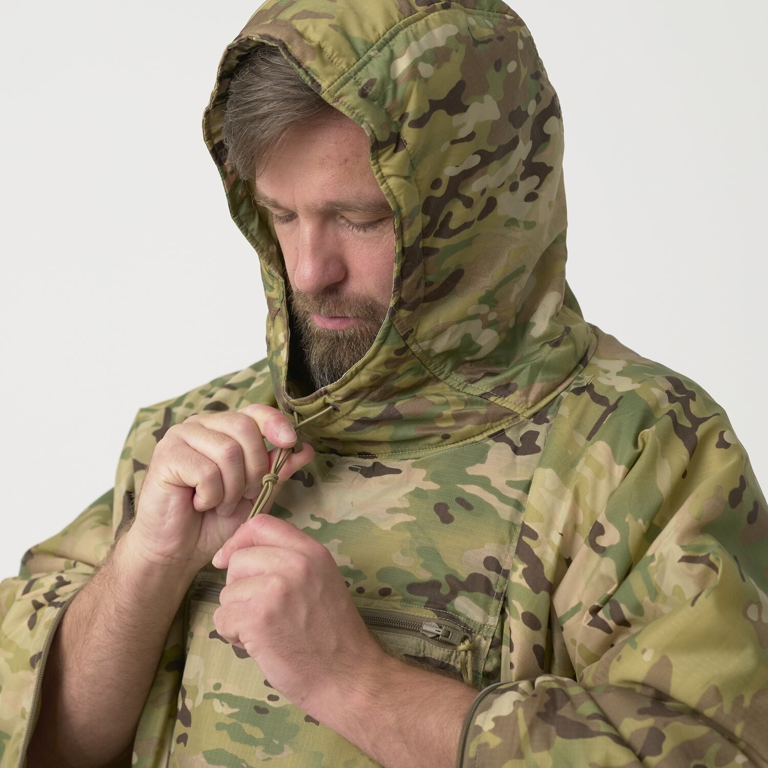 Ponczo Helikon-Tex Swagman Roll Climashield Apex z funkcją śpiwora - MultiCam