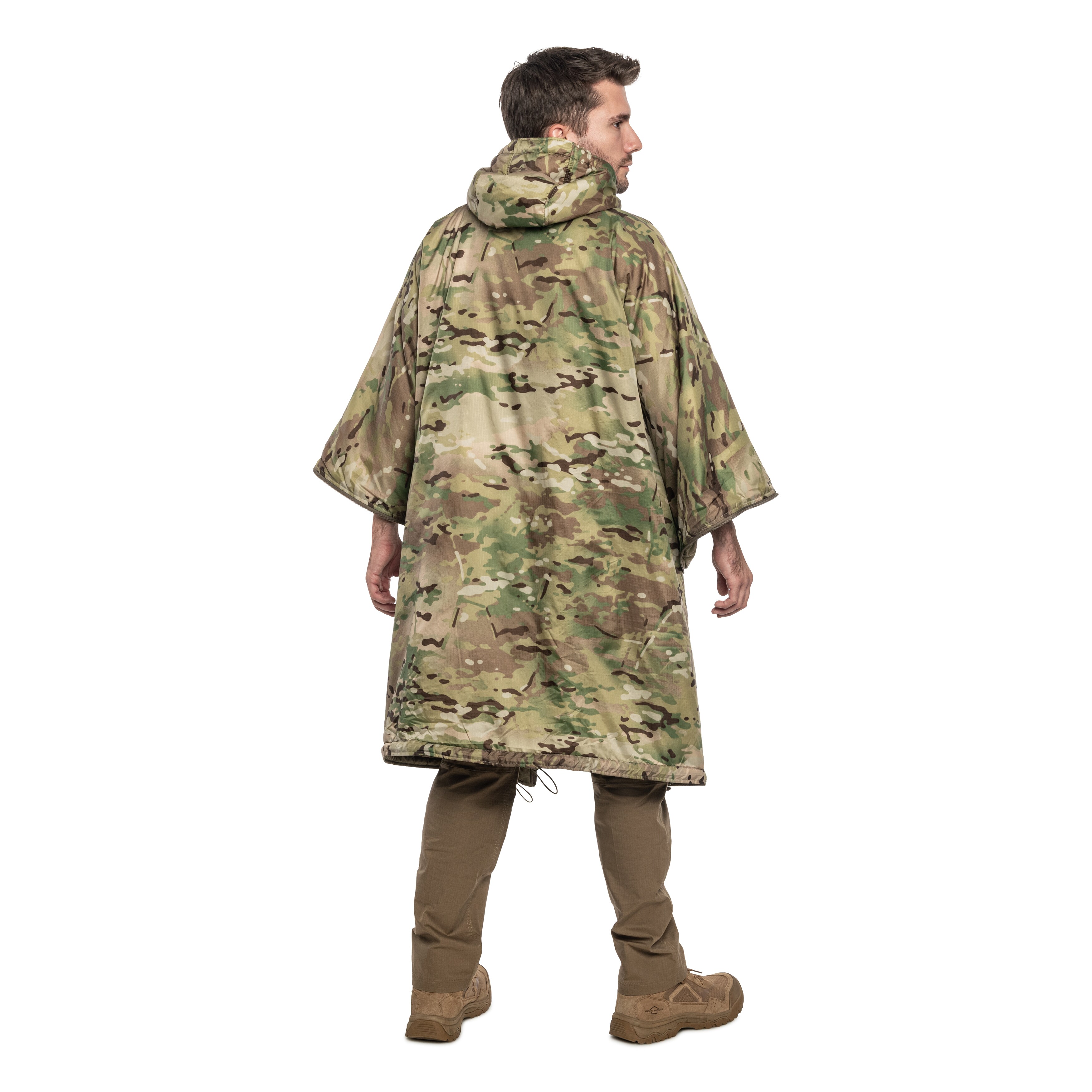 Ponczo Helikon-Tex Swagman Roll Climashield Apex z funkcją śpiwora - MultiCam