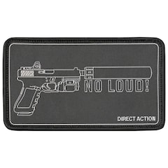 Naszywka Direct Action No Loud! - Black