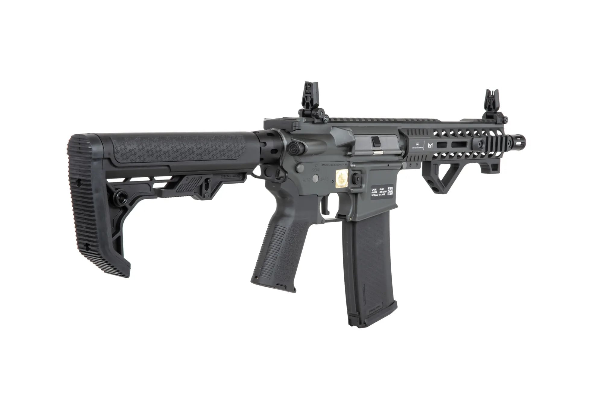 Karabinek szturmowy AEG Specna Arms RRA SA-P17 Prime Light Ops Stock Aster II ETU - Grey