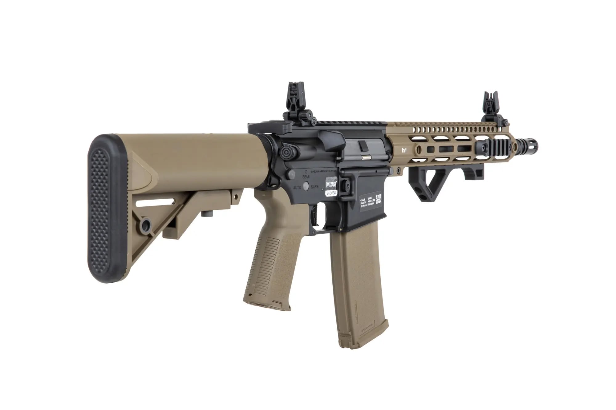 Karabinek szturmowy AEG Specna Arms SA-P20 Prime Aster II ETU - Half-Tan