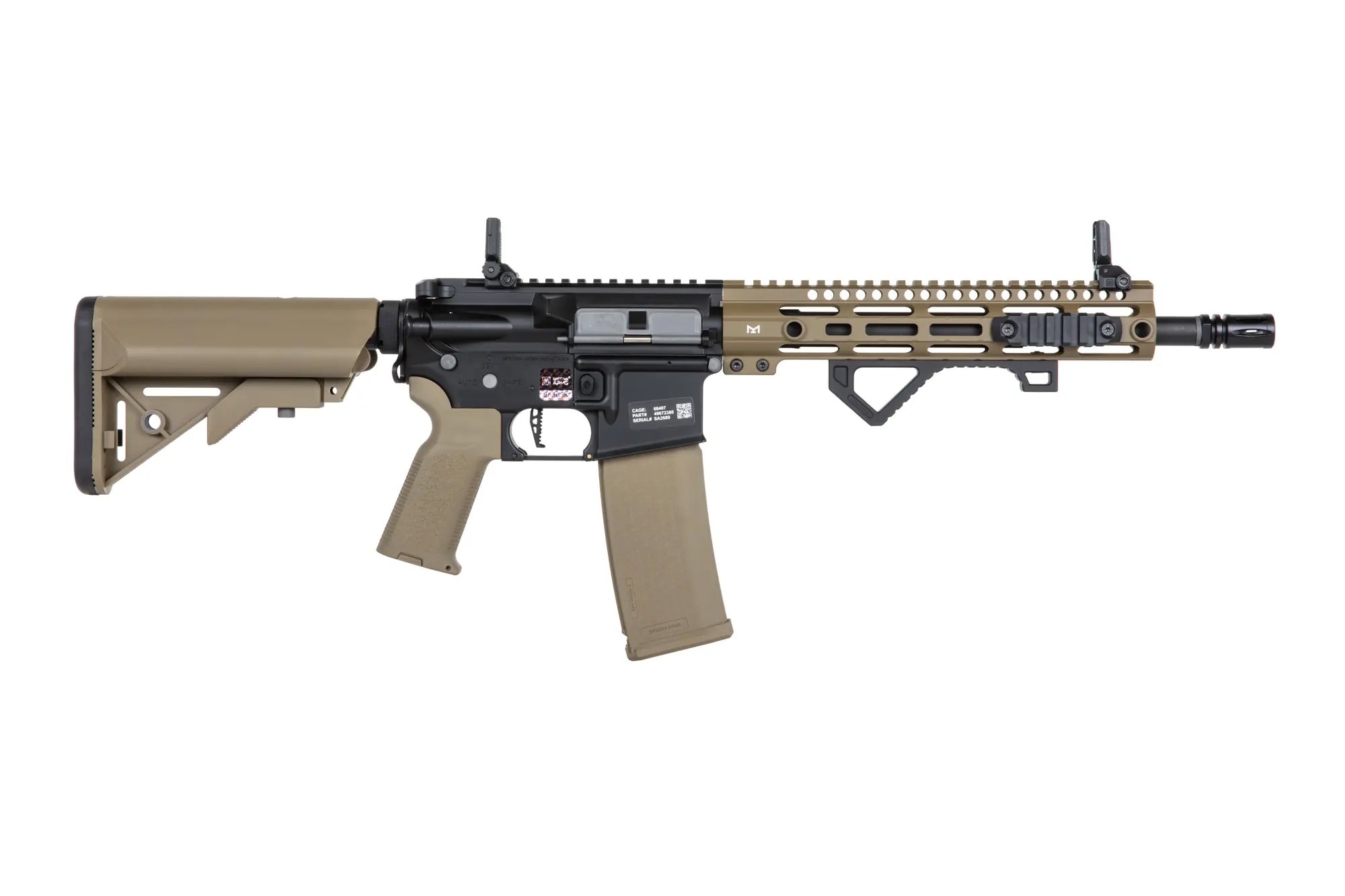 Karabinek szturmowy AEG Specna Arms SA-P20 Prime Aster II ETU - Half-Tan