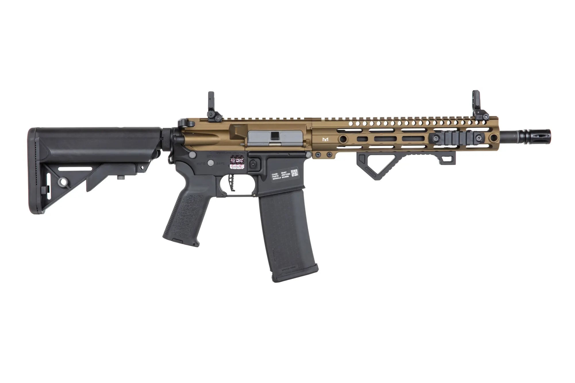 Karabinek szturmowy AEG Specna Arms SA-P20 Prime Aster II ETU - Chaos Bronze