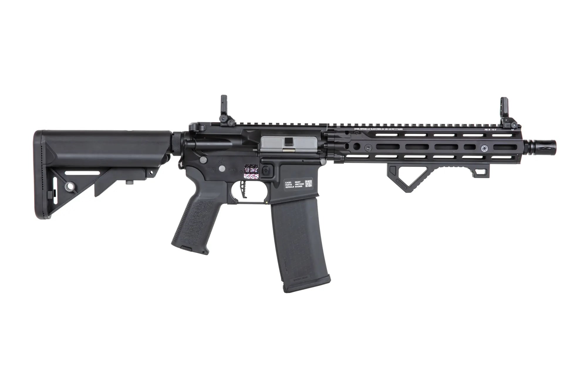 Karabinek szturmowy AEG Specna Arms SA-P27 PRIME Aster II ETU Daniel Defense RIS III 10,5