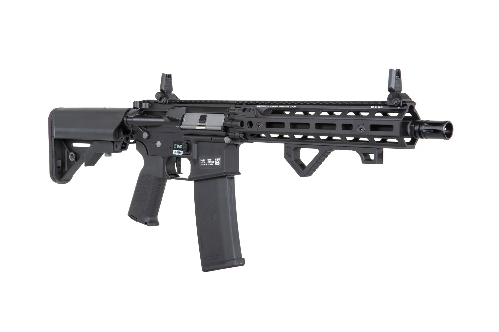 Karabinek szturmowy AEG Specna Arms SA-P27 PRIME Aster II ETU Daniel Defense RIS III 10,5