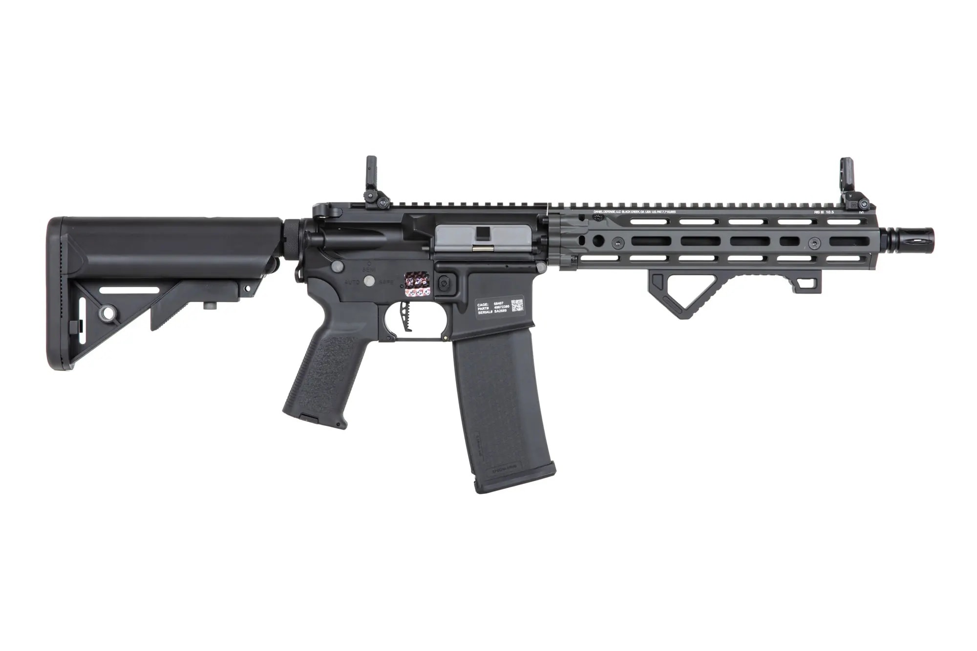 Karabinek szturmowy AEG Specna Arms SA-P27 PRIME Aster II ETU Daniel Defense RIS III 10,5