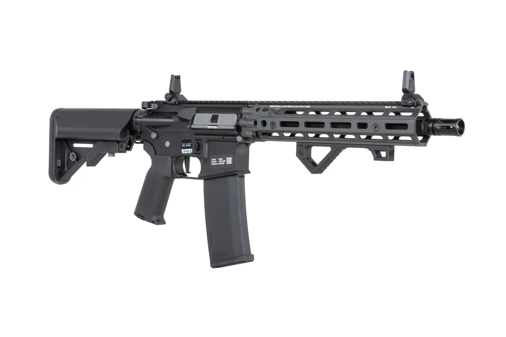 Karabinek szturmowy AEG Specna Arms SA-P27 PRIME Aster II ETU Daniel Defense RIS III 10,5