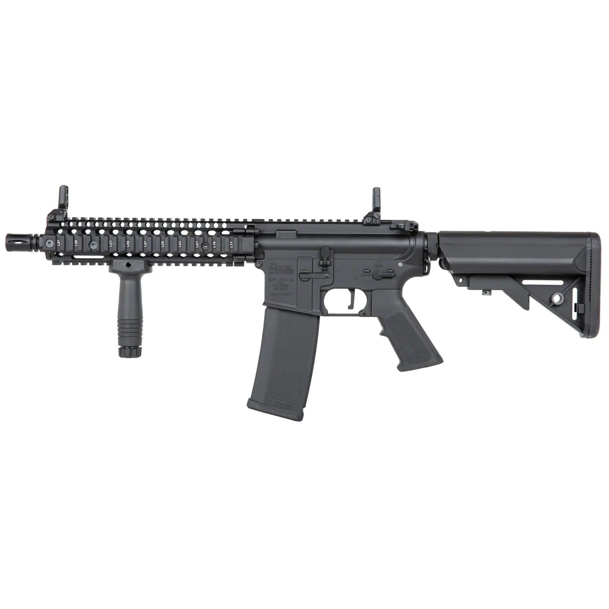 Штурмова гвинтівка AEG Specna Arms SA-P19 PRIME Kestrel ETU Daniel Defense - Black