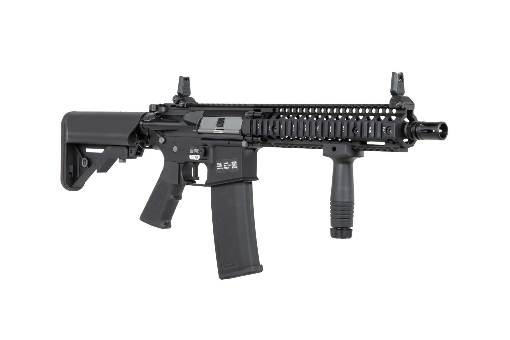 Штурмова гвинтівка AEG Specna Arms SA-P19 PRIME Kestrel ETU Daniel Defense - Black
