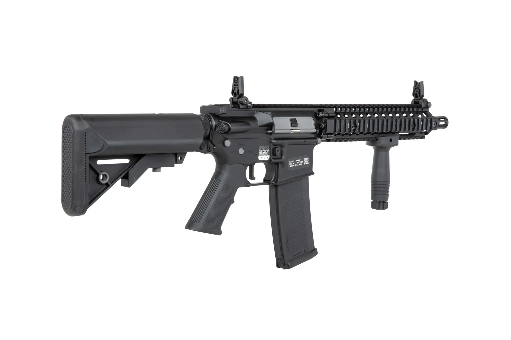 Штурмова гвинтівка AEG Specna Arms SA-P19 PRIME Kestrel ETU Daniel Defense - Black