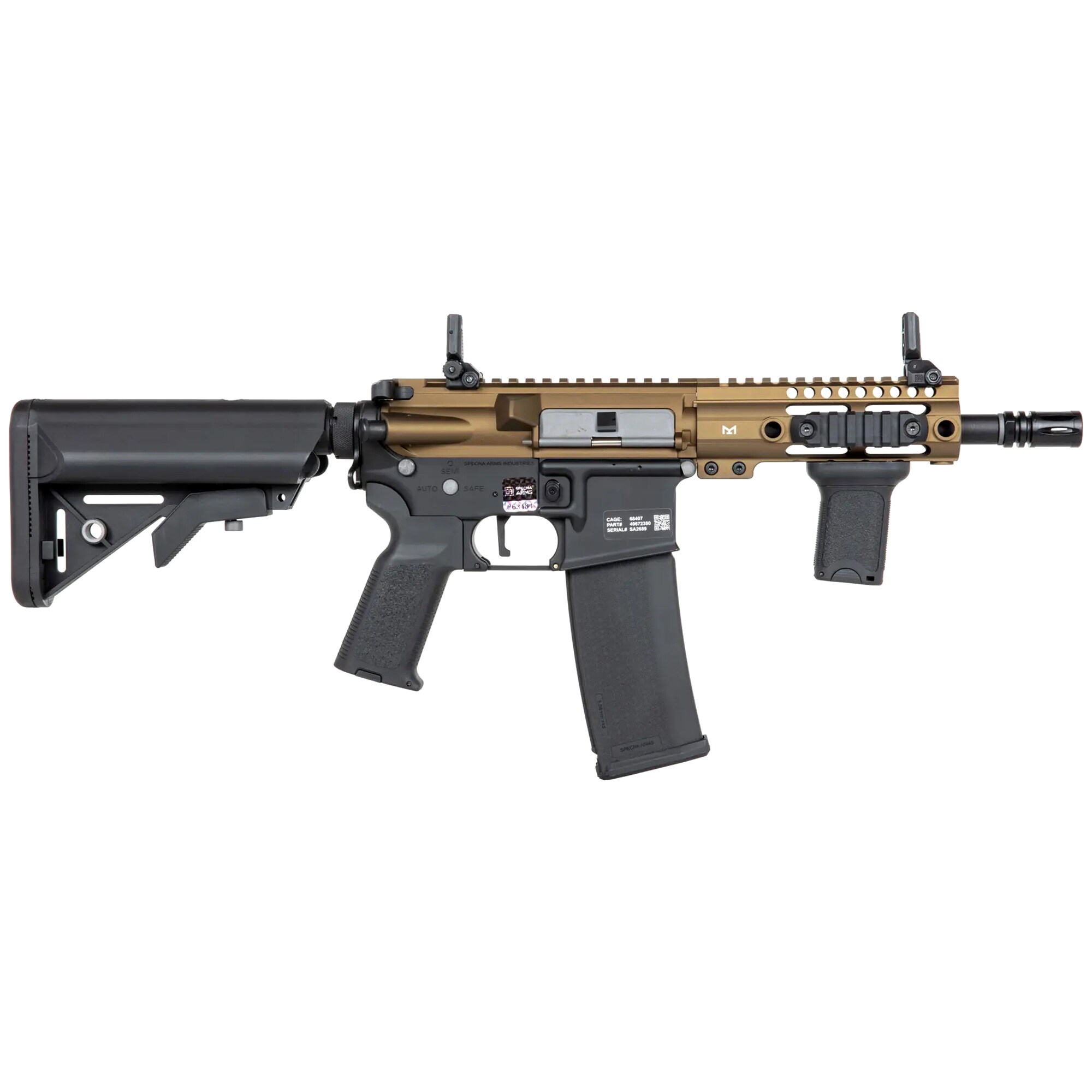 Штурмова гвинтівка AEG Specna Arms SA-P21 PRIME Kestrel ETU - Half-Bronze