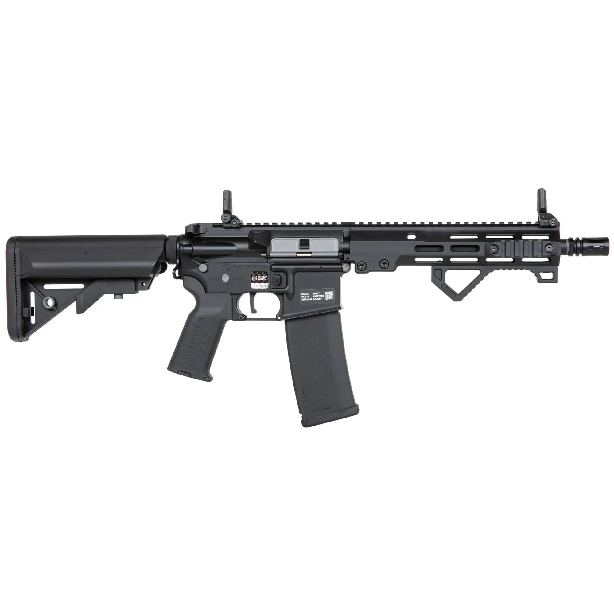 Karabinek szturmowy AEG Specna Arms SA-P23 PRIME Kestrel ETU Daniel Defense - Black