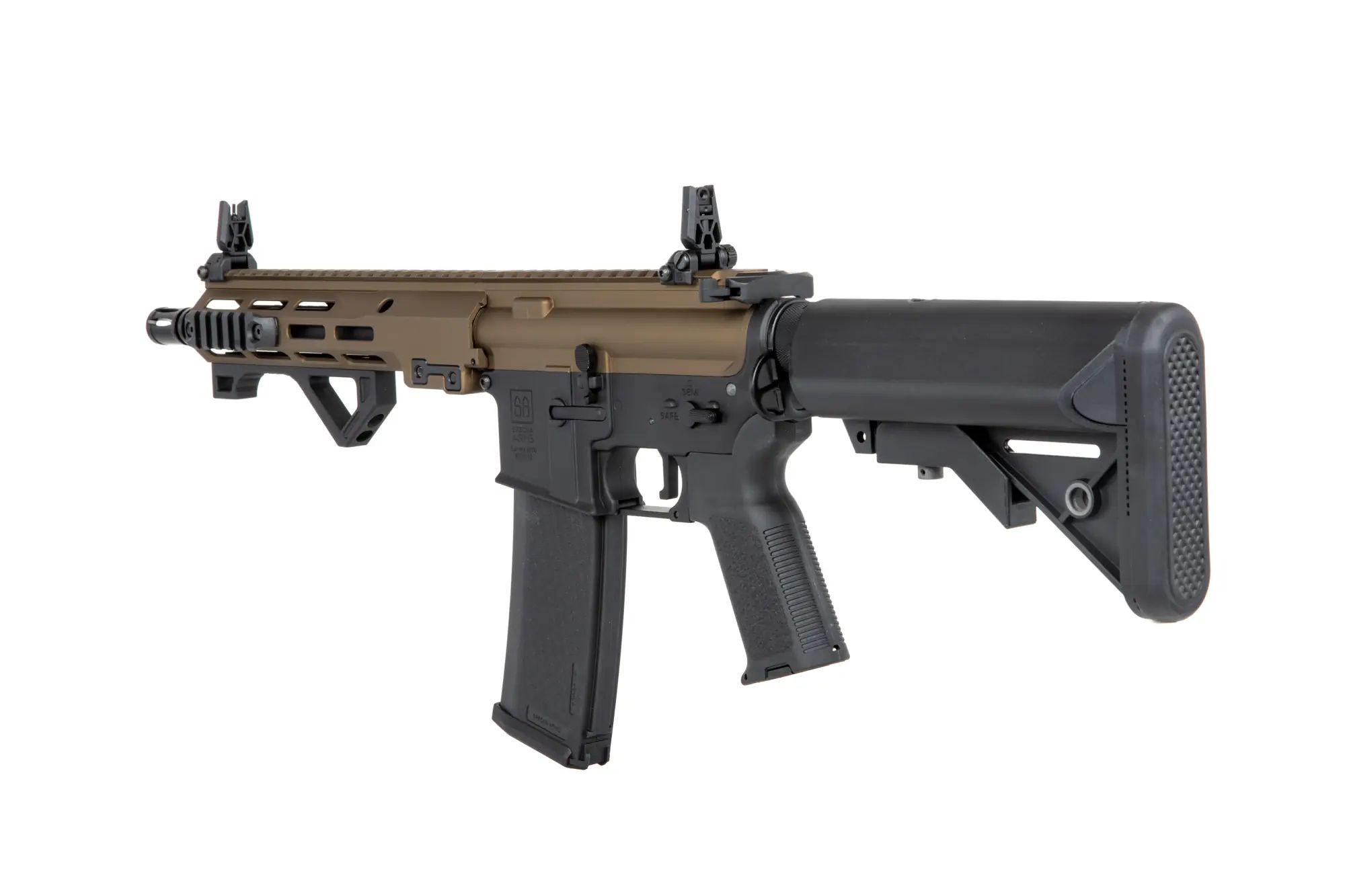 Karabinek szturmowy AEG Specna Arms SA-P23 PRIME Kestrel ETU Daniel Defense - Half-Bronze