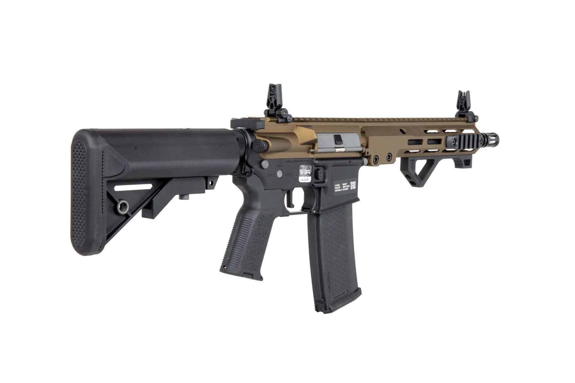 Karabinek szturmowy AEG Specna Arms SA-P23 PRIME Kestrel ETU Daniel Defense - Half-Bronze