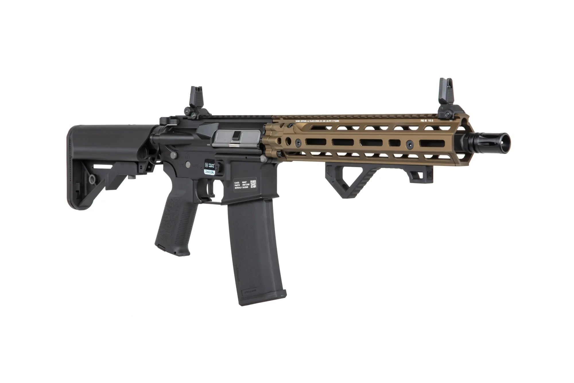 Karabinek szturmowy AEG Specna Arms SA-P27 PRIME Kestrel ETU Daniel Defense RIS III 10,5