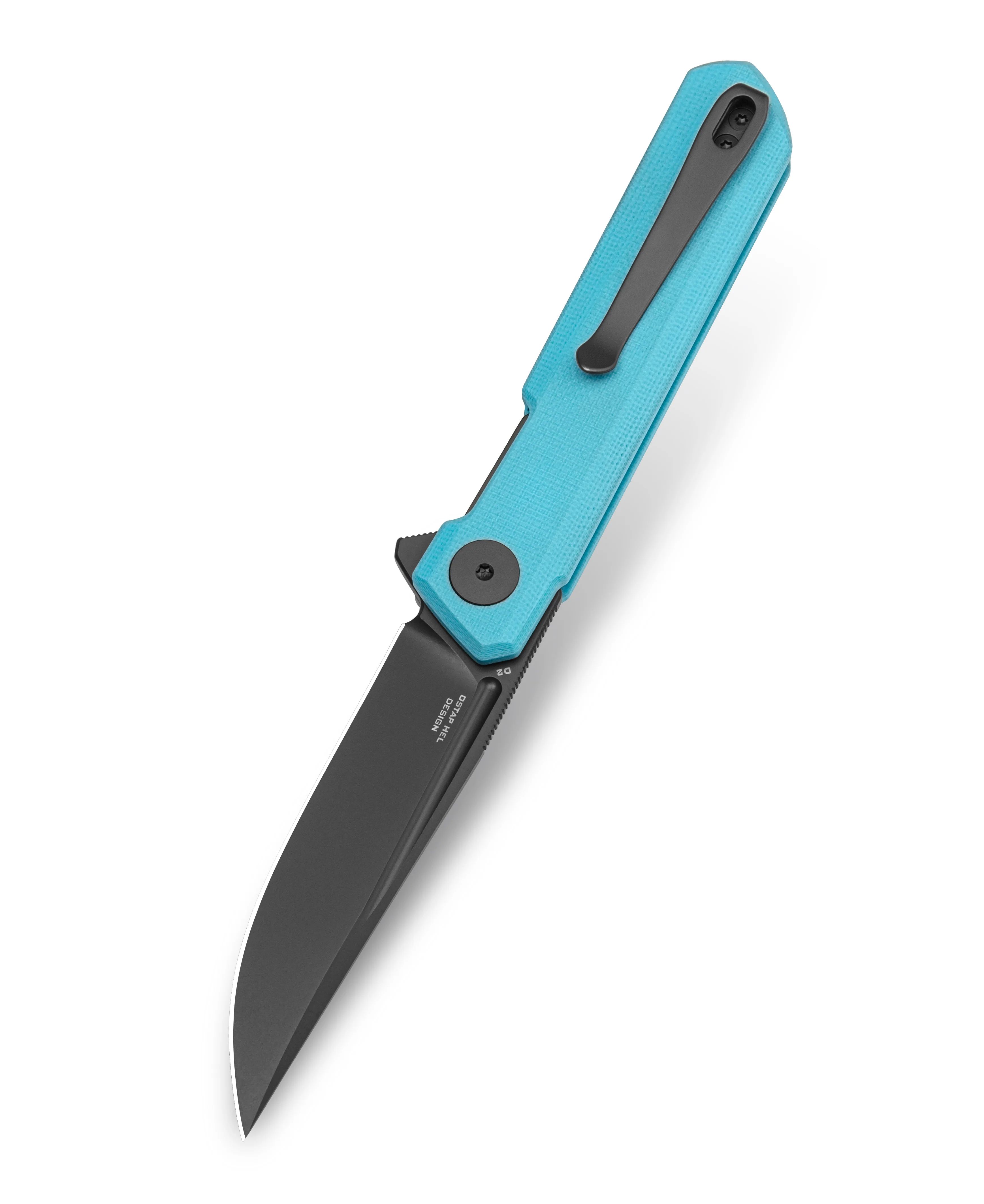 Bestechman Mini Dundee Folding Knife - Blue/Black