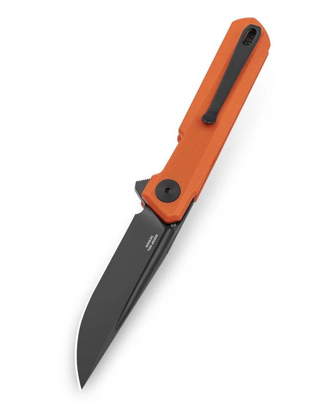 Nóż składany Bestechman Mini Dundee Double Detent - Orange/Black