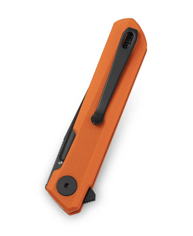 Nóż składany Bestechman Mini Dundee Double Detent - Orange/Black