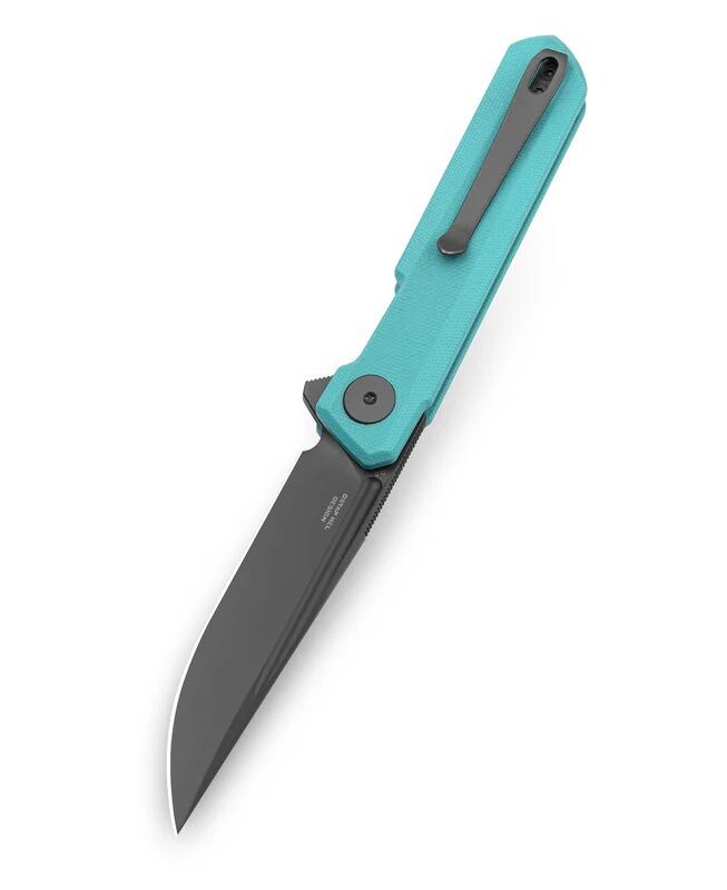 Nóż składany Bestechman Mini Dundee Double Detent - Light Blue/Black