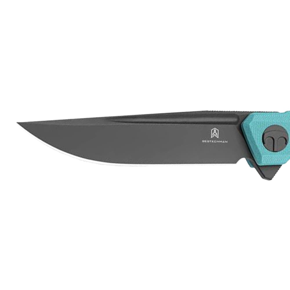 Nóż składany Bestechman Mini Dundee Double Detent - Light Blue/Black