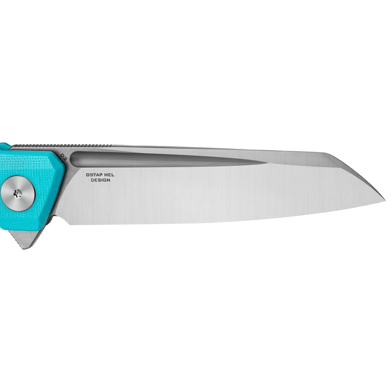 Nóż składany Bestechman Dundee Sheepfoot - Tiffany Blue/Silver Blade
