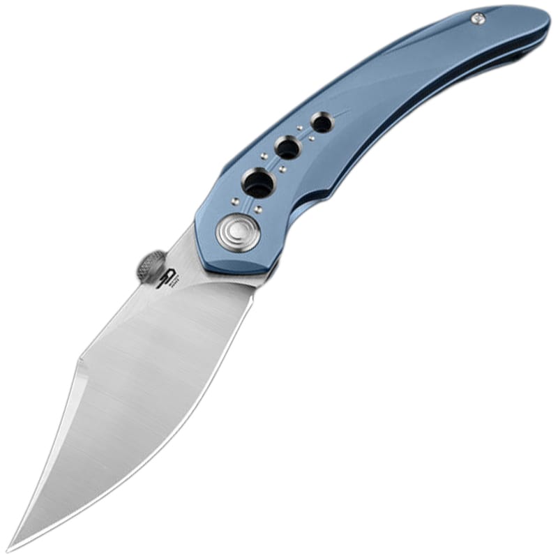 Складаний ніж Bestech Knives Razon - Silver Satin/Blue