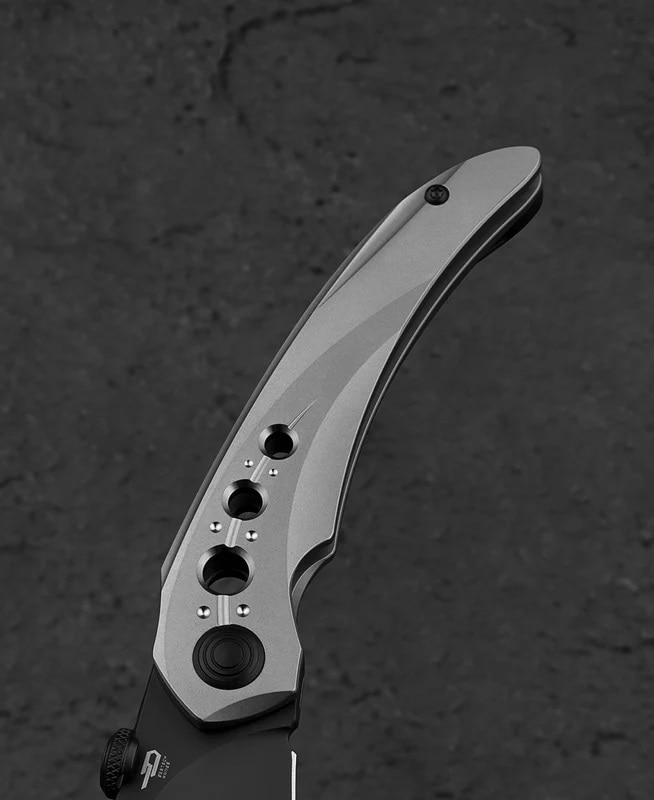 Nóż składany Bestech Knives Razon - Black PVD/Silver