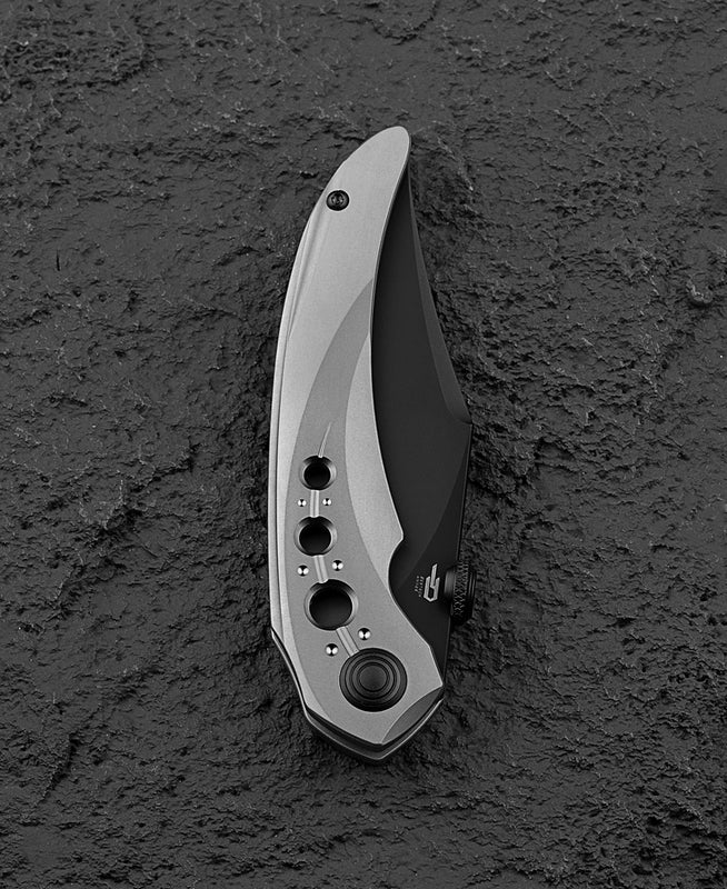 Nóż składany Bestech Knives Razon - Black PVD/Silver