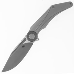 Nóż składany Bestech Knives Seraph M390 - Grey Titanium/Dark Bead Blast Satin