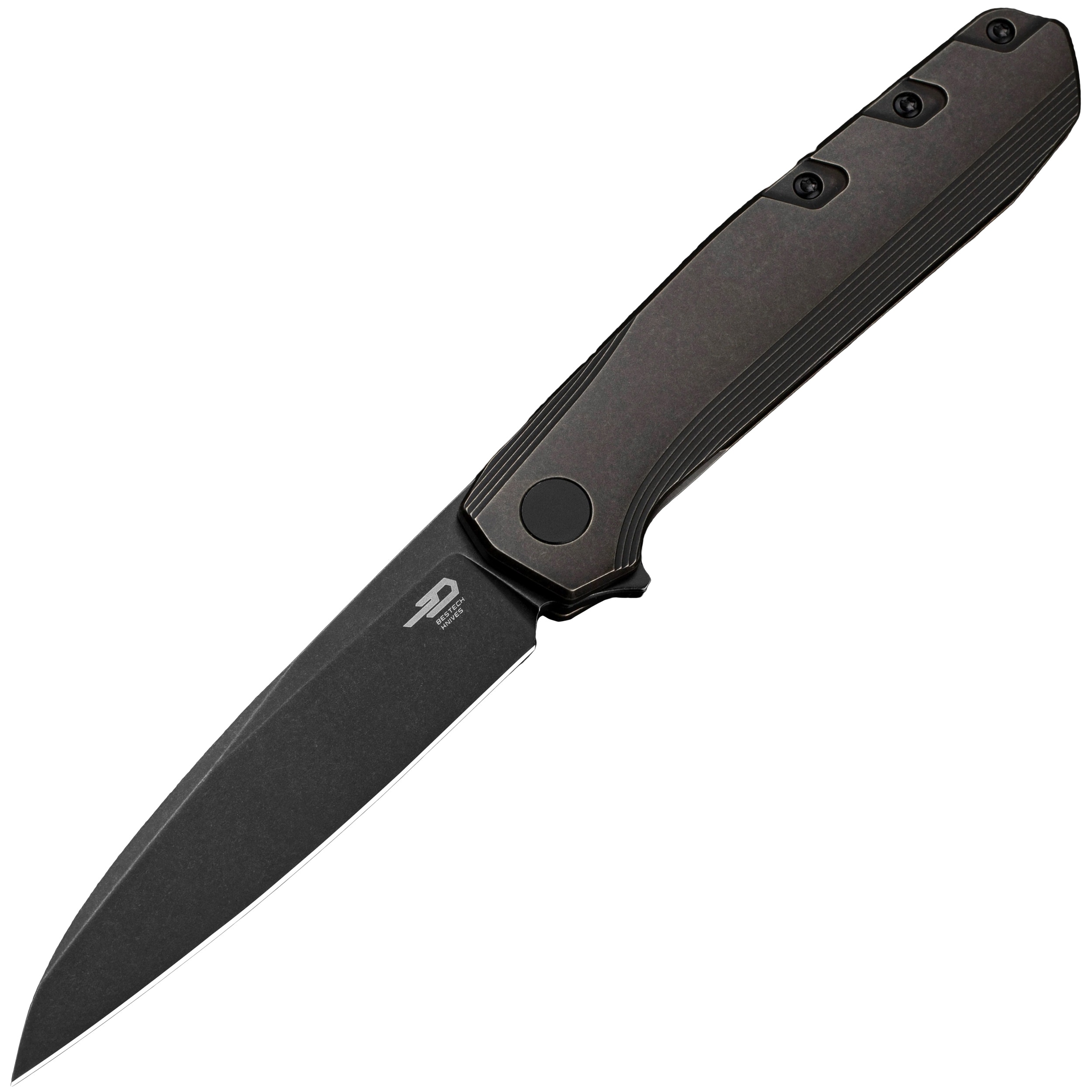 Nóż składany Bestech 9 - Black Stonewash/Black Bronze